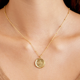 Gorjana Compass Coin Necklace