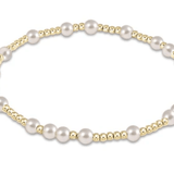 E Newton Extends Hope Unwritten 4mm Bead Bracelet Pearl