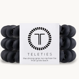 Teleties Set of Three Matte Black