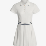 Varley Amar Tennis Dress Snow White