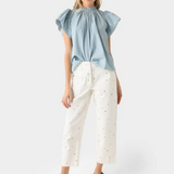 Birds of Paradis Carla Top Chambray