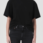 Sulma Drop Shoulder Tee Black