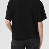 Sulma Drop Shoulder Tee Black