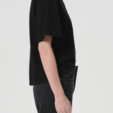 Sulma Drop Shoulder Tee Black