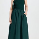 En Saison Sigrid Mixed Media Maxi Dress