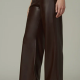 Joe's Jeans The Mia Vegan Leather Trouser 32" Coffee Bean