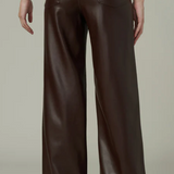 Joe's Jeans The Mia Vegan Leather Trouser 32" Coffee Bean