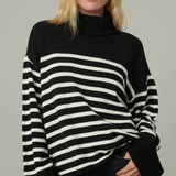 Joe's Jeans The Penelope Stripe Sweater White/ Black