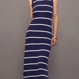 525 America: Stripe Midi Dress