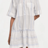 Cris Shirt Dress Blue Stripe Multi