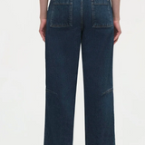 Jenny Belted Cropped Pant Cielo