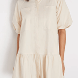 Crissy Cotton Poplin Dress Sand