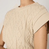 Gigi Sweater Vest Cream