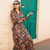 Birds of Paradis Eliot Dress Paisley Shore