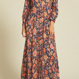 Birds of Paradis Eliot Dress Paisley Shore