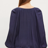 Velvet Helen Top Navy