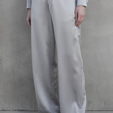 Modesto Silk Charmeuse Pant Platinum