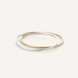 Dane Bangle Set of 2 Two Tone