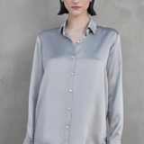 Calabasas Silk Charmeuse Blouse