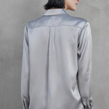 Calabasas Silk Charmeuse Blouse