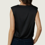 The Victoria Sleeveless Top Black