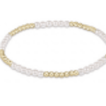 Bissful Pattern 2.5 MM Bead Bracelet 3MM Pearl