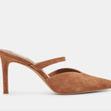 Kanika Heel Pecan Suede