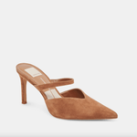 Kanika Heel Pecan Suede