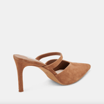 Kanika Heel Pecan Suede