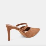 Kanika Heel Pecan Suede