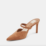 Kanika Heel Pecan Suede