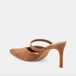 Kanika Heel Pecan Suede