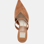 Kanika Heel Pecan Suede