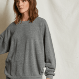 Nelly Luxe Fluff Oversized Crewneck Sweatshirt