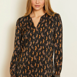 Arlette Stamped Leopard Top