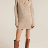 Redford Sweater Dress Light Oatmeal