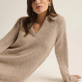 Redford Sweater Dress Light Oatmeal