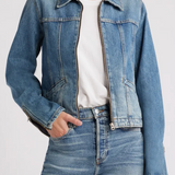 Slim Zip Jacket Crafted Indigo