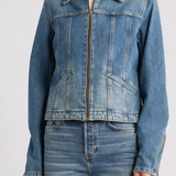 Slim Zip Jacket Crafted Indigo