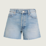 The Skipper Short N Long Fray Denim Short