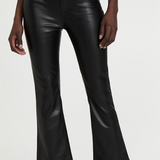 Lennon Slate Black Leather Pant