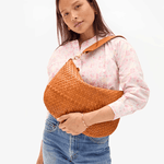 Moyen Messenger Natural Woven Checker