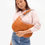 Moyen Messenger Natural Woven Checker