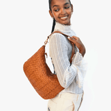 Moyen Messenger Natural Woven Checker