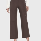 Le Jane Crop Trouser Chocolate Brown