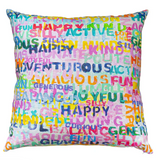 Word Of The Day Pillow 22" X 22"