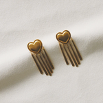 Brushed Party Harty Earrings