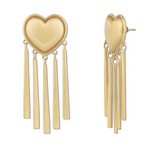 Brushed Party Harty Earrings