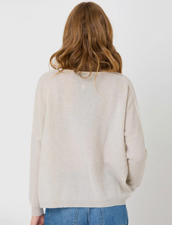 Kerri Rosenthal Camille V-Neck Sweater