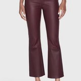 Le Crop Mini Boot Leather Wine